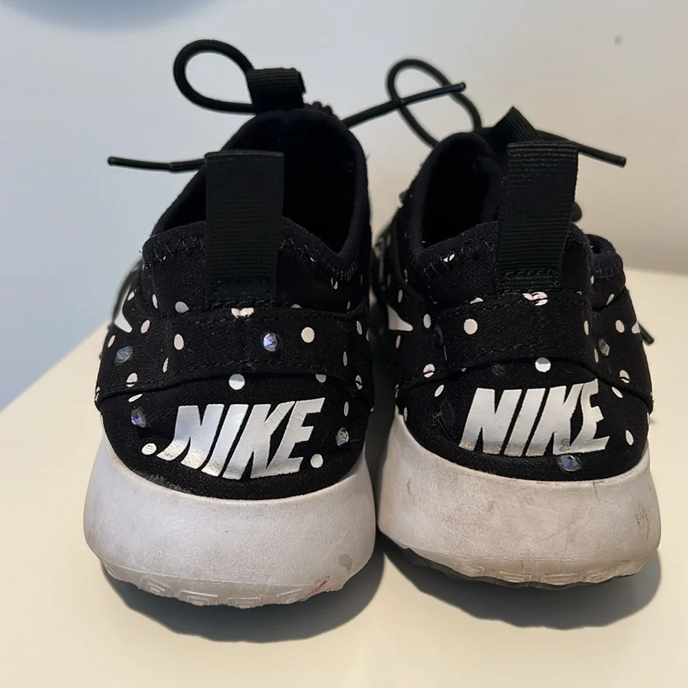 Polka Dot Bedazzled Nike Sneakers - Picture 5 of 7